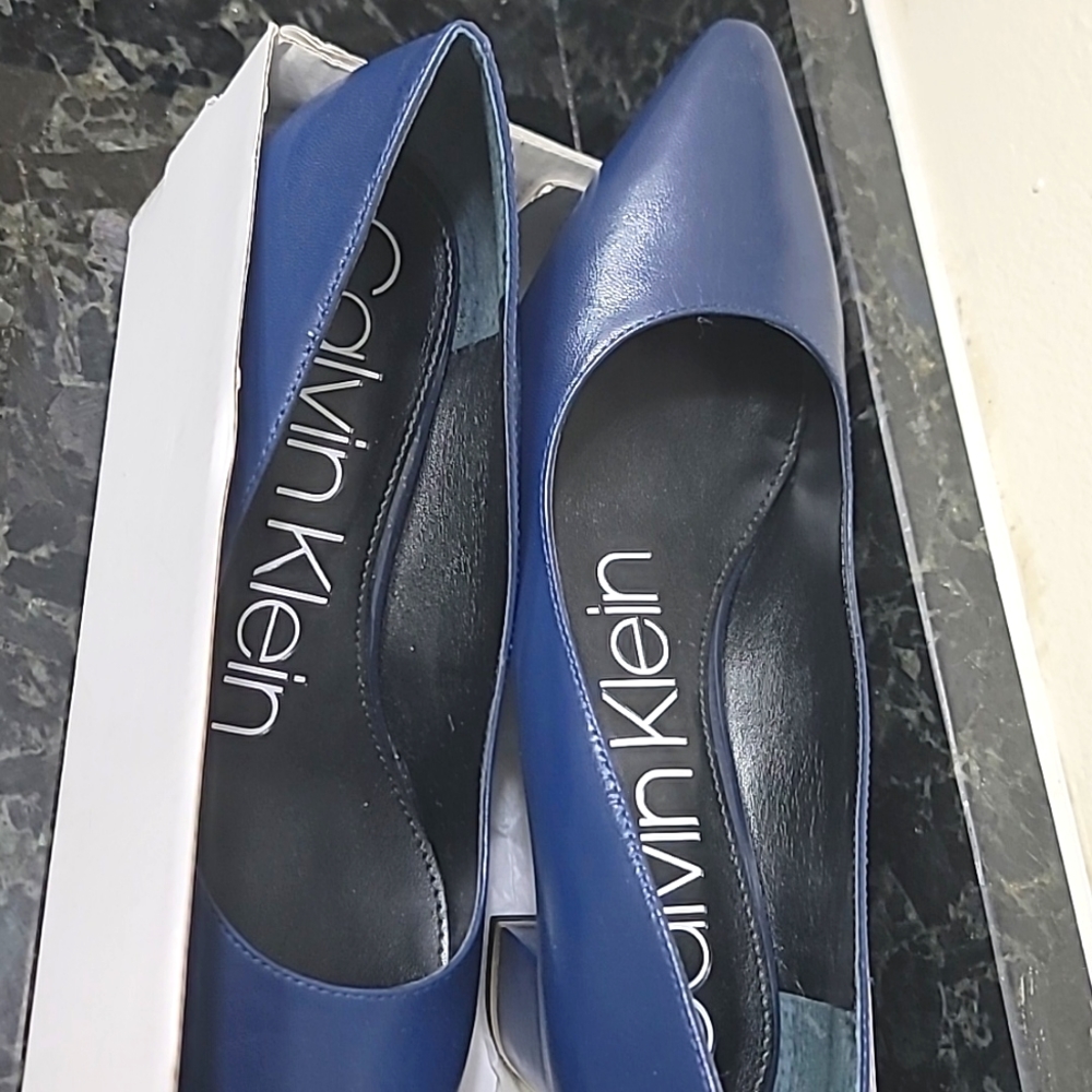 Navy Blue Calvin Klein pumps